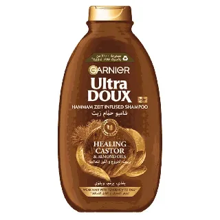 Garnier Ultra Doux Hair Shampoo Healing Castor And Almond Oils 400 Ml
