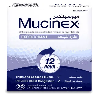 Mucinex 600 Mg Tablet 20P