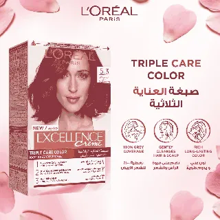 Loreal Hair Color Excellence Creme Light Golden Brown 5.3