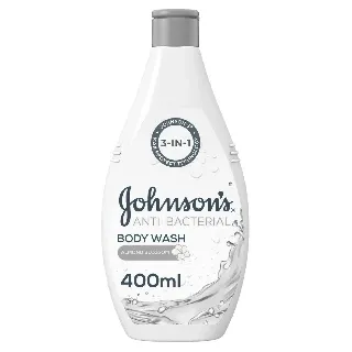 Johnson Body Wash Anti-Bacterial Almond Blossom 400 Ml
