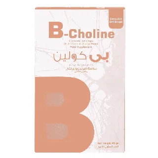 B Choline Chewable Gel Drops Lemon Orange Flavour 30 P