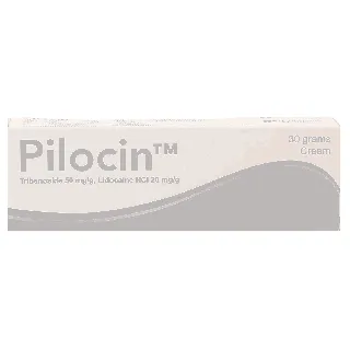 Pilocin Tribenoside/Lidocaine 50/20 Mg/G Cream 30 Gm