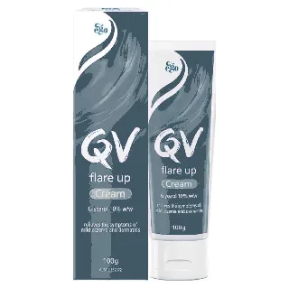 Qv Flare Up Moisturising Cream 100 Gm