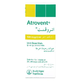 ATROVENT 500 MCG/2ML INHALER SOLUTION 20P
