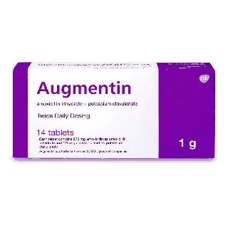 AUGMENTIN 1 GM TABLET 14P