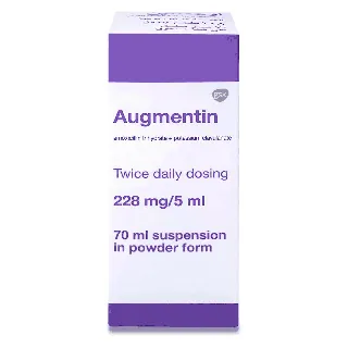 AUGMENTIN 228 MG/5ML SUSPENSION 70 ML