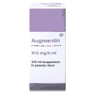 AUGMENTIN 312 MG /5ML SUSPENSION 100 ML