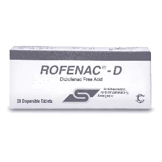 Rofenac D 50 Mg Dispersable Tablet 20P 180 C #W