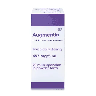 AUGMENTIN 457 MG /5 ML SUSPENSION 70 ML