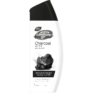 Lifebuoy Body Wash Charcoal 300 Ml + Loof