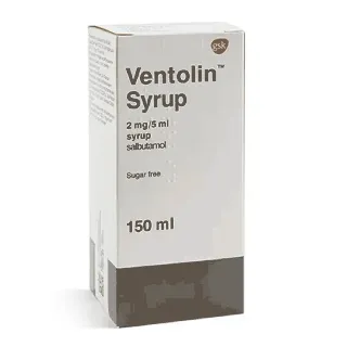 Ventolin 2 Mg/5Ml Syrup 150 Ml