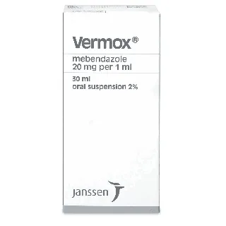 Vermox 2% Suspension 30 Ml