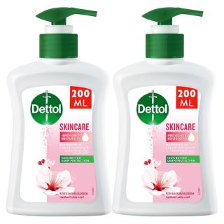 Dettol Hand Wash Skincare Rose And Sakura Blossom 200 Ml*2P 25%Off Offer