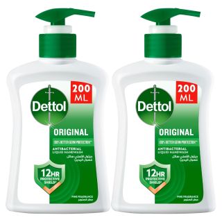 Dettol Hand Wash Original 200 Ml*2P 25%Off Offer