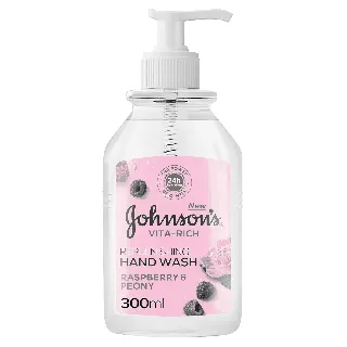 Johnson Vita Rich Replenishing Hand Wash Raspberry Peony 300 Ml