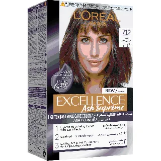 Loreal Hair Color Excellence Creme Cool Pearl Blonde 7.12