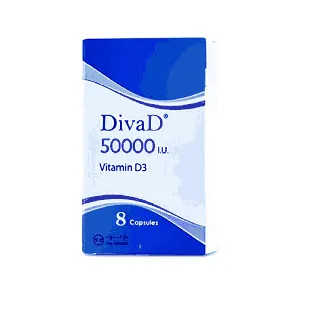 Diva D Vitamin D3 50000 Iu Capsule 8P