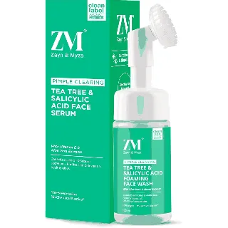 Zayn Myza Foaming Face Wash Tea Tree & Salicylicacid 100 Ml