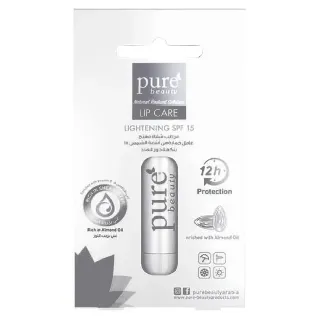 Purebeauty Lip Balm Lightening Spf 15 4.2G