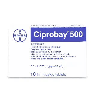 CIPROBAY 500 MG TABLET 10P