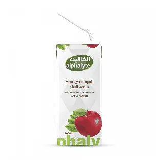 Alphalyte Salty With Sweetner Solution Apple Flavor 200 Ml 24 C