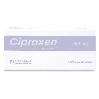 CIPROCIN 250 MG TABLET 10P