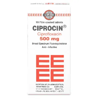 CIPROCIN 500 MG TABLET 10P