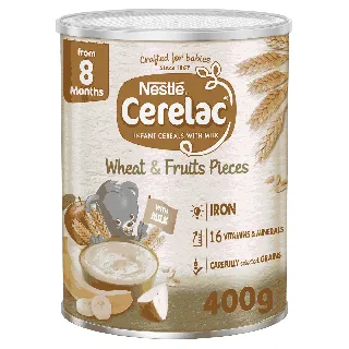 Cerelac Baby Cereal Fruit Pieces 400 Gm 24 C
