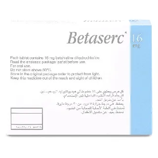 BETASERC 16 MG TABLET 40P