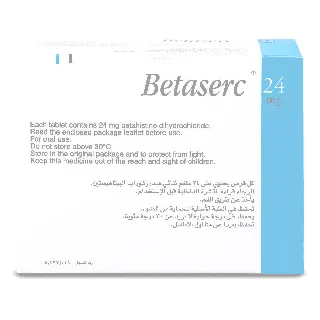 BETASERC 24 MG TABLET 50P