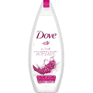 Dove Body Wash Reviving Pomegranate and Hibiscus + Loof 250 Ml