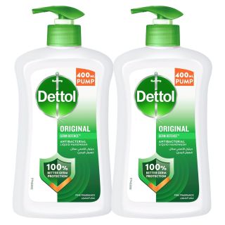 Dettol Hand Wash Original 35% Offer 2*400 Ml