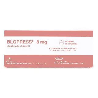BLOPRESS 8 MG TABLET 28P