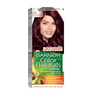 Garnier Hair Dye Color Deep Red Brown 3.6