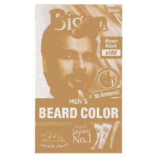 Bigen Mens Beard Color Brown Black B102