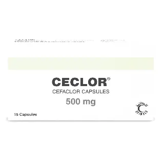 CECLOR 500 MG CAPSULE 15P