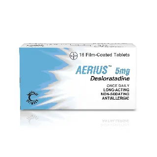 AERIUS 5 MG TABLET 18P