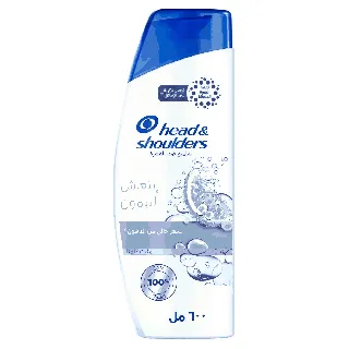 Head & Shoulders Hair Shampoo Natural Fresh Lemon Oily Hair 700/600 Ml