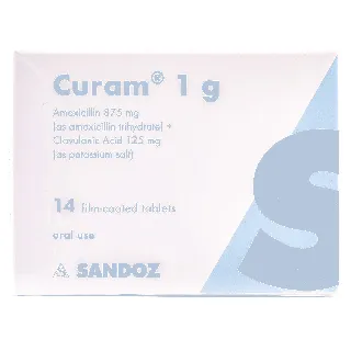 CURAM 1 GM TABLET 14P