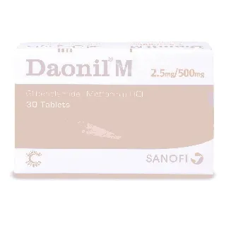 DAONIL M 2.5/500 MG TABLET 30