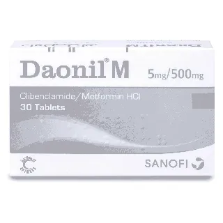 DAONIL M 5/500 MG TABLET 30