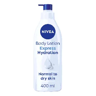 Nivea Body Lotion Express Hydration Fast Absorbing Normal To Dry Skin 400 Ml