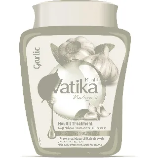 Vatika Hair Oil Treatment Promotes Natural Hair Growth Garlic 500 Ml