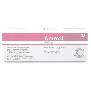 AMOXIL 500 MG CAPSULE 20P
