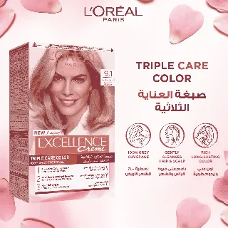Loreal Hair Color Excellence Creme Extra Light Ash Blonde 9.1