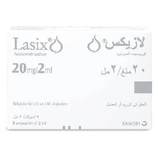 Lasix 20 Mg Ampoule 2 Ml 5P