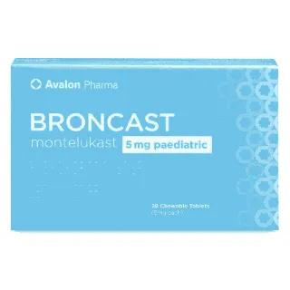 AVALON BRONCAST 5 MG TABLET 28P