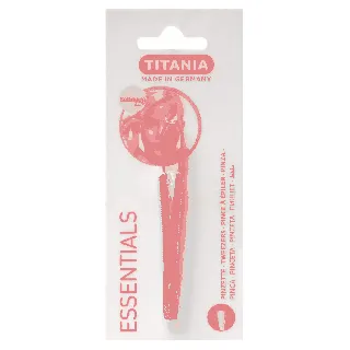 Titania Tweezers Gold With Plastic Handle G/1061
