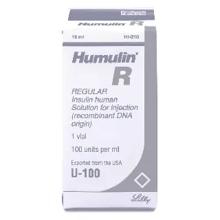 Humulin-R 100 Iu Vial 10 Ml Ref