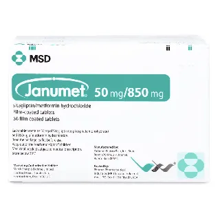 Janumet 50/850Mg Tablets 56 P